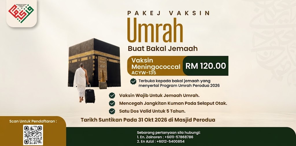 Pakej Vaksin Peserta Umrah 2026